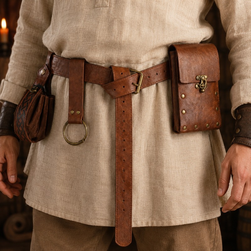 Costumes - Średniowieczny zestaw do noszenia na pasie,