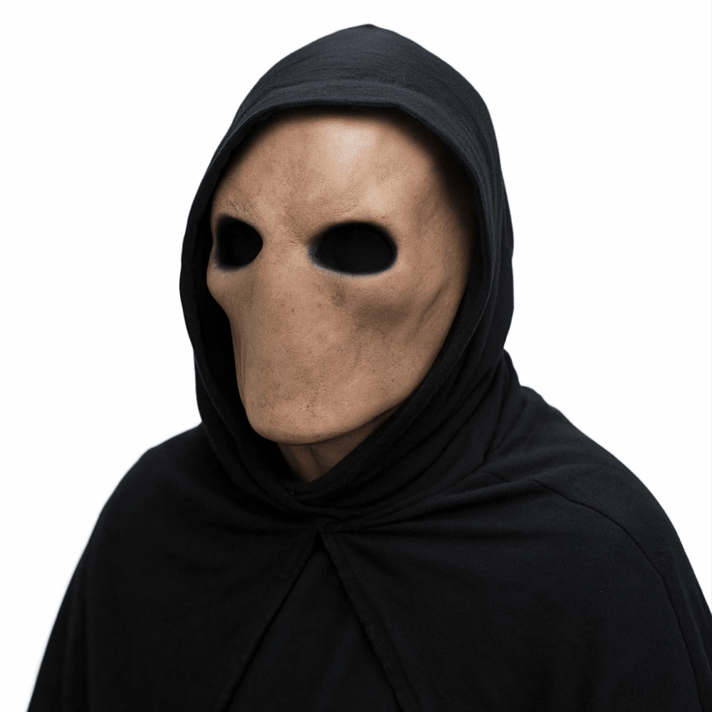 Latex Alien Mask Realistic - Maska Halloween Faceless Man Slenderman Nietoksyczna
