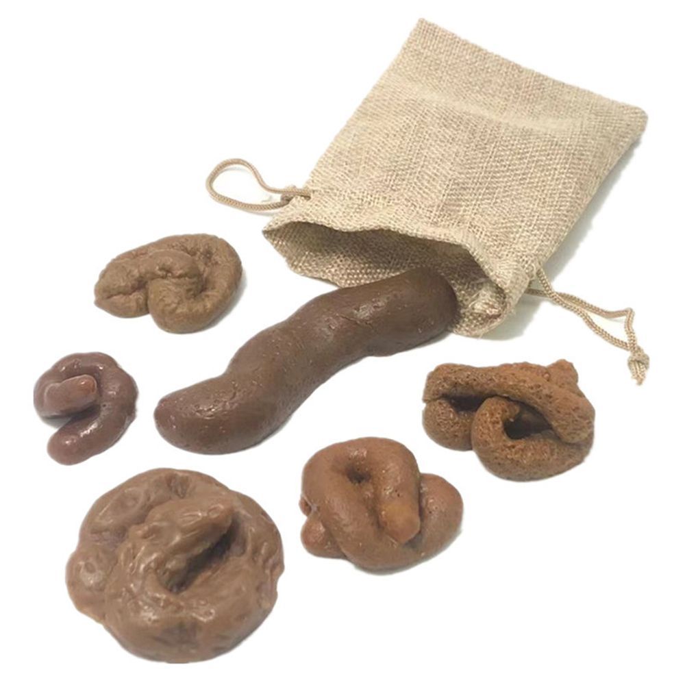 Fake Poop Gag Gift - 6 szt. Gadżetów żartobliwych, zabawki na