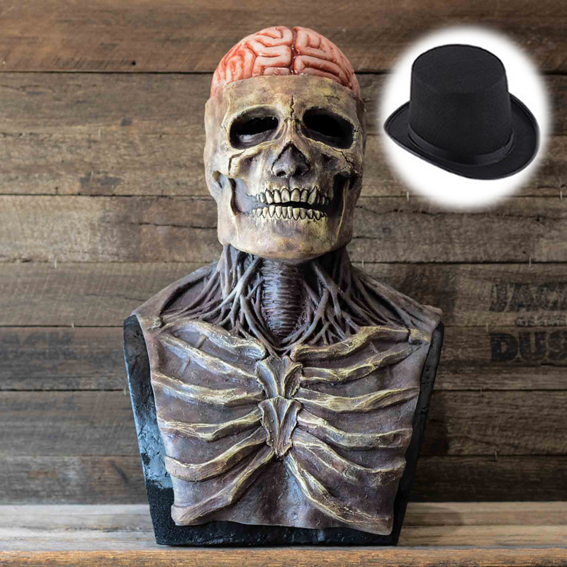 Led Purge Mask Halloween - Przerażające mózgi szkielet maska ​​czaszka nakrycia