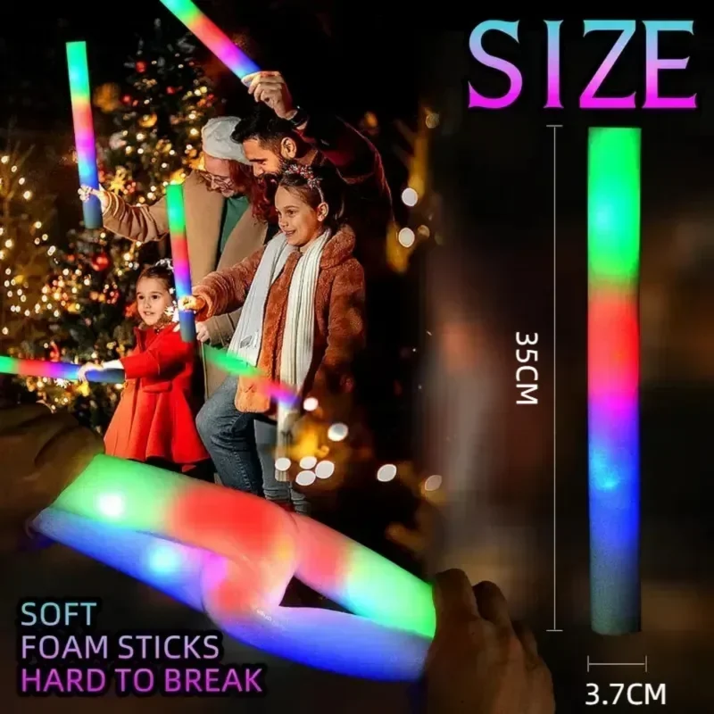 30 sztuk piankowych świecących – Flashing Led Foam Sticks Party recenzja i cena