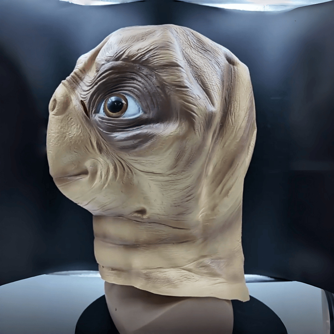 Realistyczna lateksowa maska E – Latex Alien Mask Realistic recenzja i cena