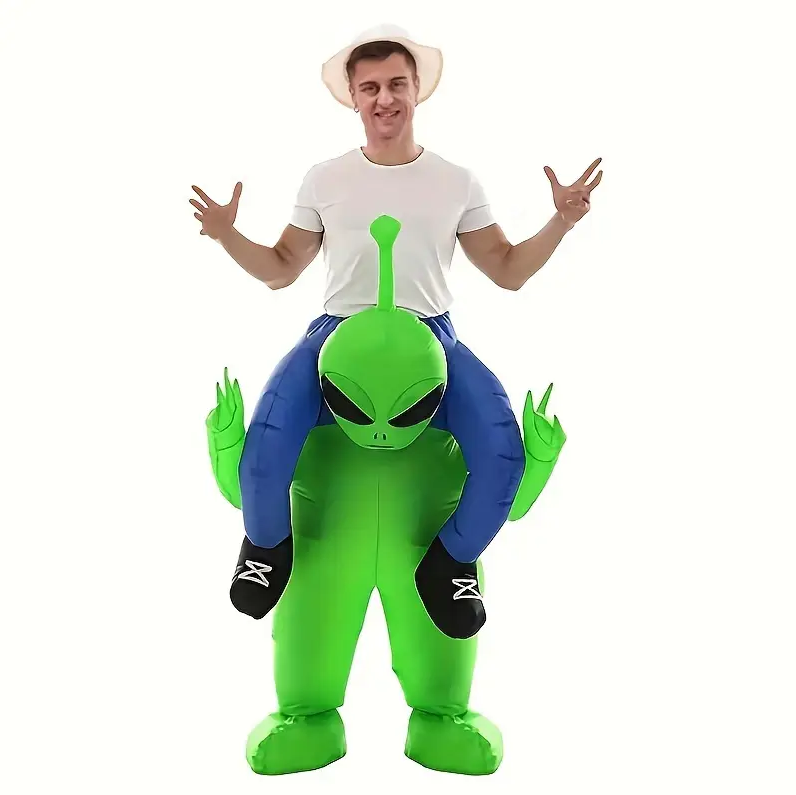 Zabawny dmuchany kostium kosmi – Inflatable Dinosaur Costume Adult recenzja i cena