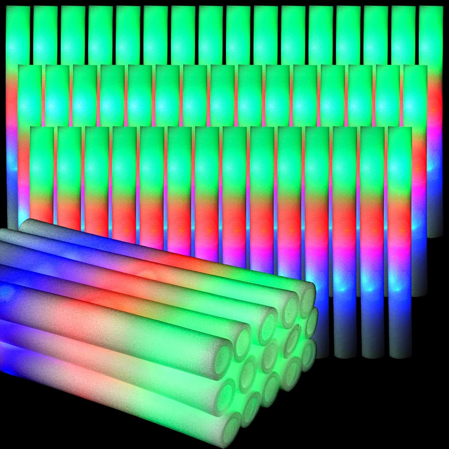 30 sztuk piankowych pałeczek ś – Flashing Led Foam Sticks Party recenzja i cena