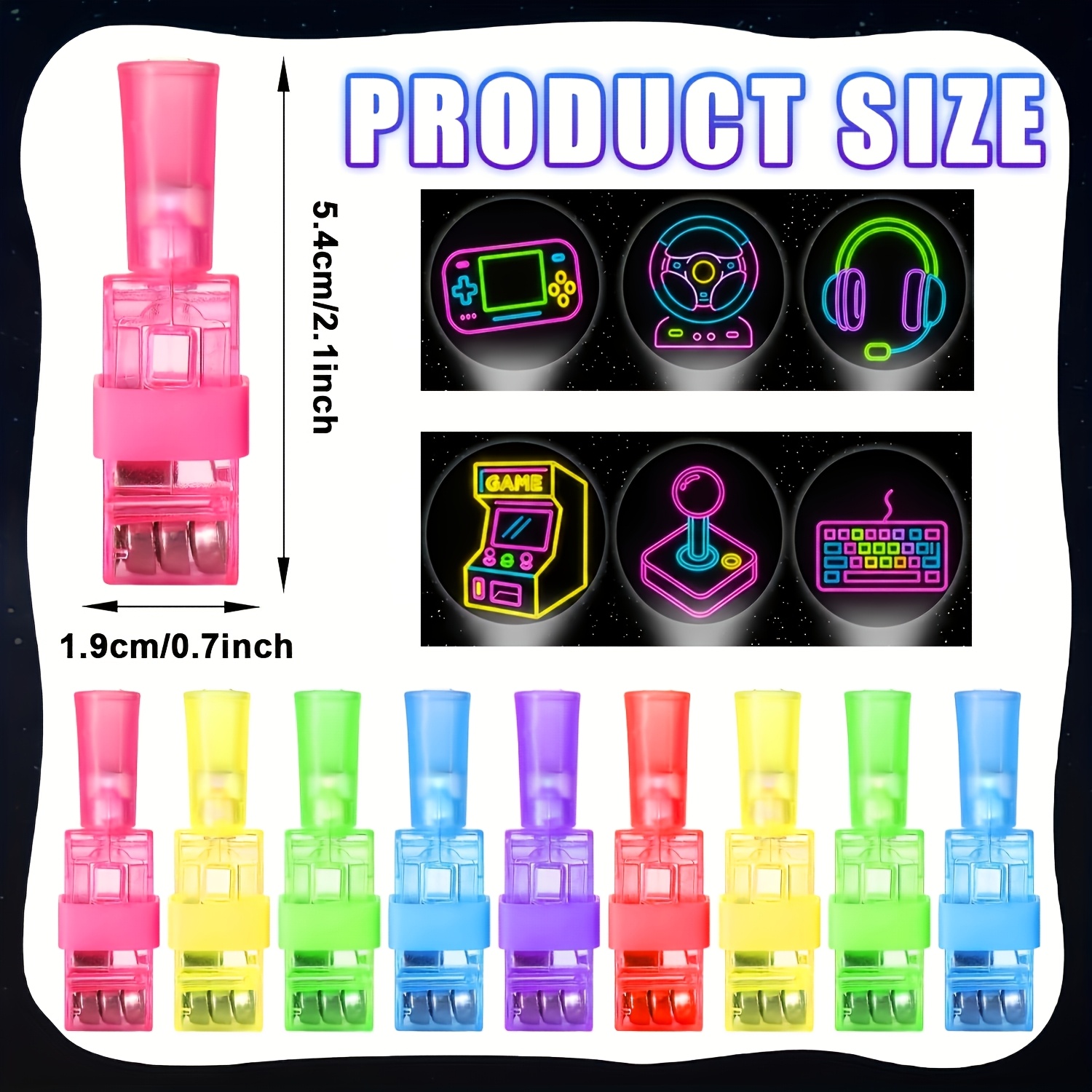36 szt. LED Lampki na Palce do – Glow In The Dark Party Glasses recenzja i cena