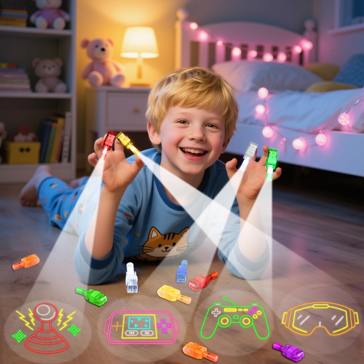 36 szt. LED Lampki na Palce do – Glow In The Dark Party Glasses recenzja i cena