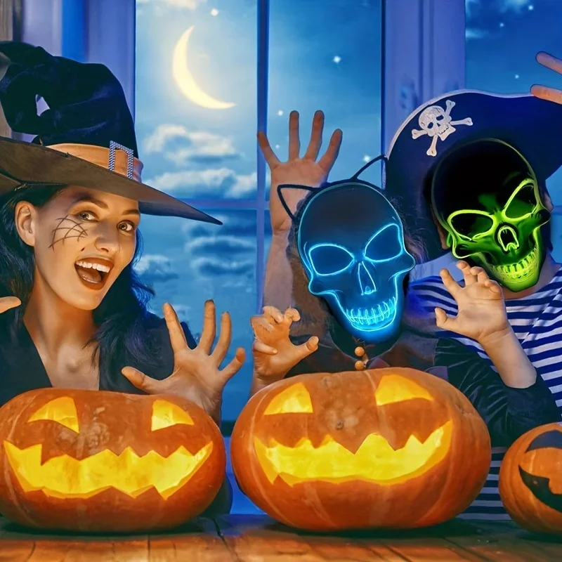 Maska czaszki na Halloween, ma – Led Purge Mask Halloween recenzja i cena