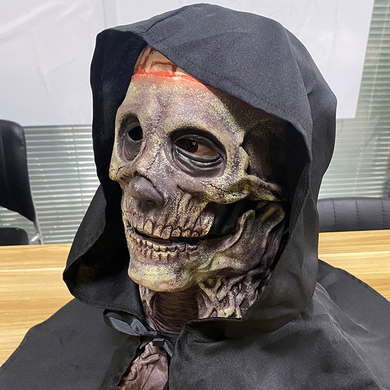 Przerażające mózgi szkielet ma – Led Purge Mask Halloween recenzja i cena