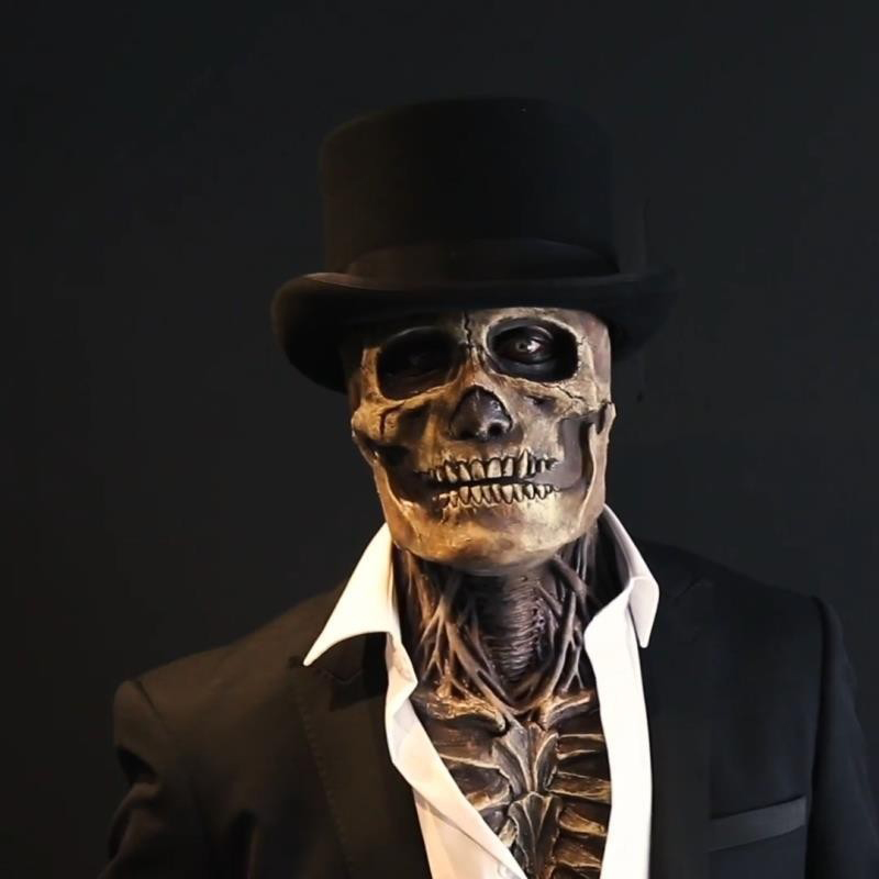 Przerażające mózgi szkielet ma – Led Purge Mask Halloween recenzja i cena