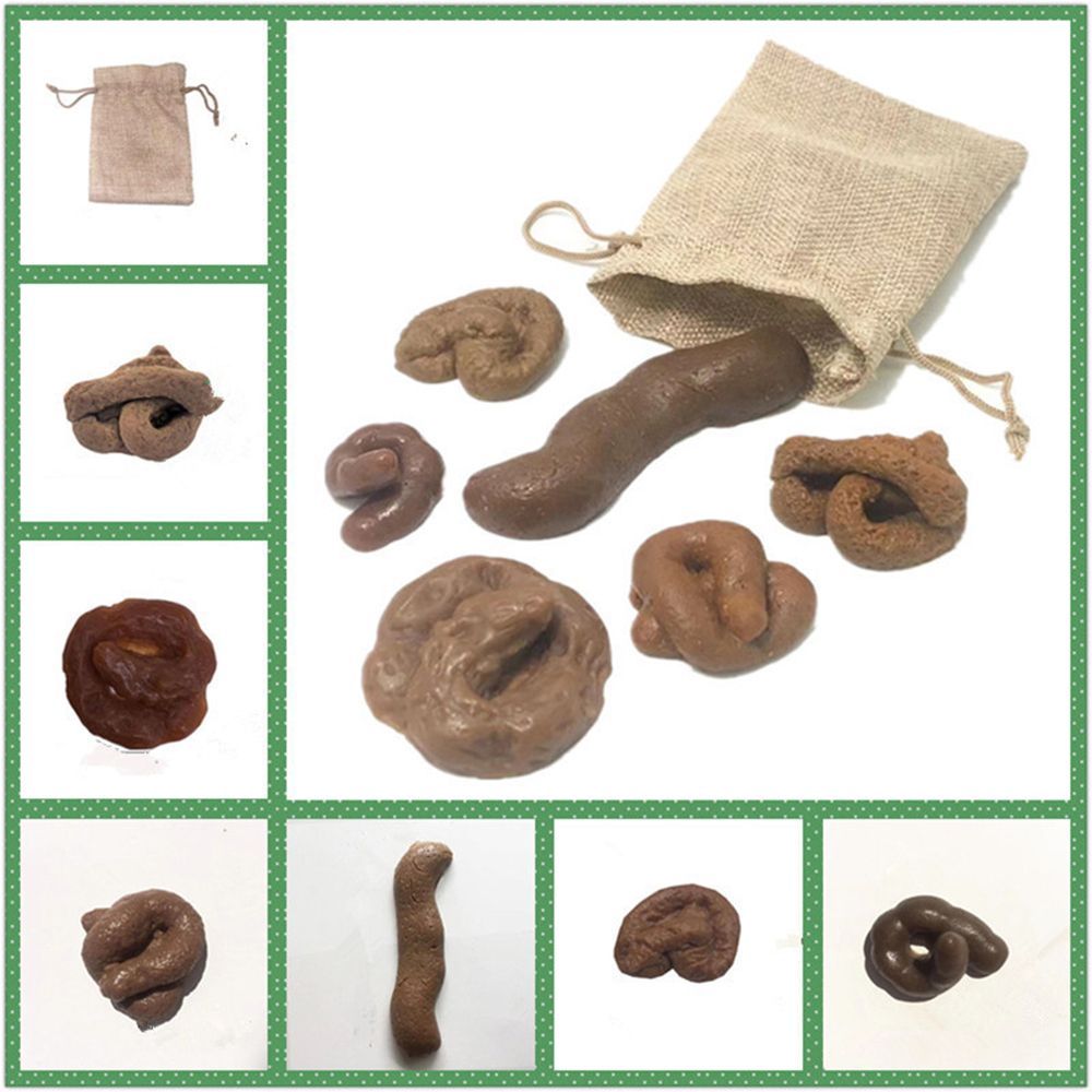 6 szt. Zabawne gadżety do żart – Fake Poop Gag Gift recenzja i cena